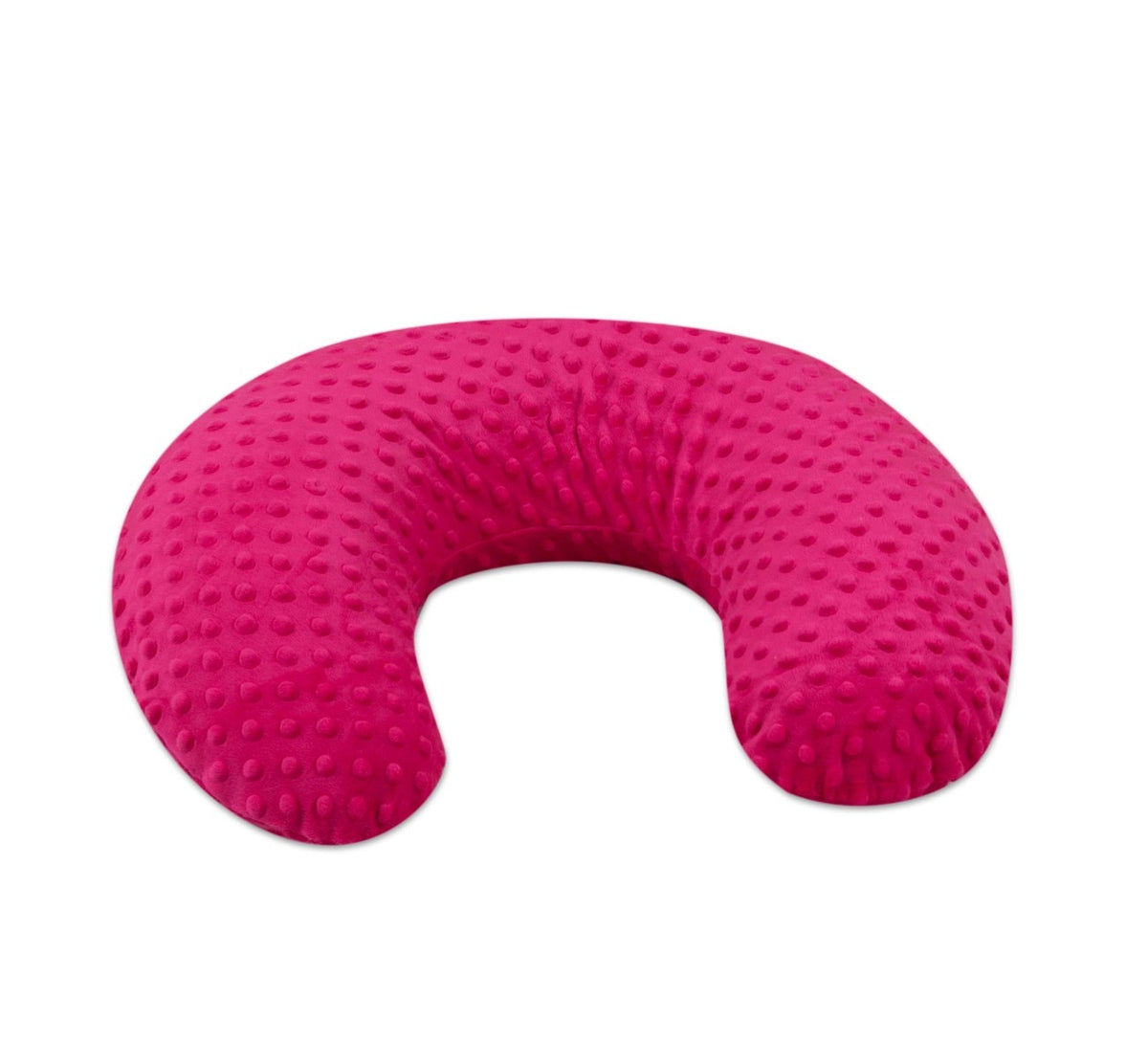Kleines Stillkissen, Minky-Dots / Rosa