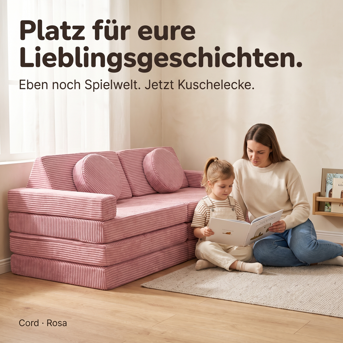 Wuselsofa - Spielsofa aus 14 Teilen