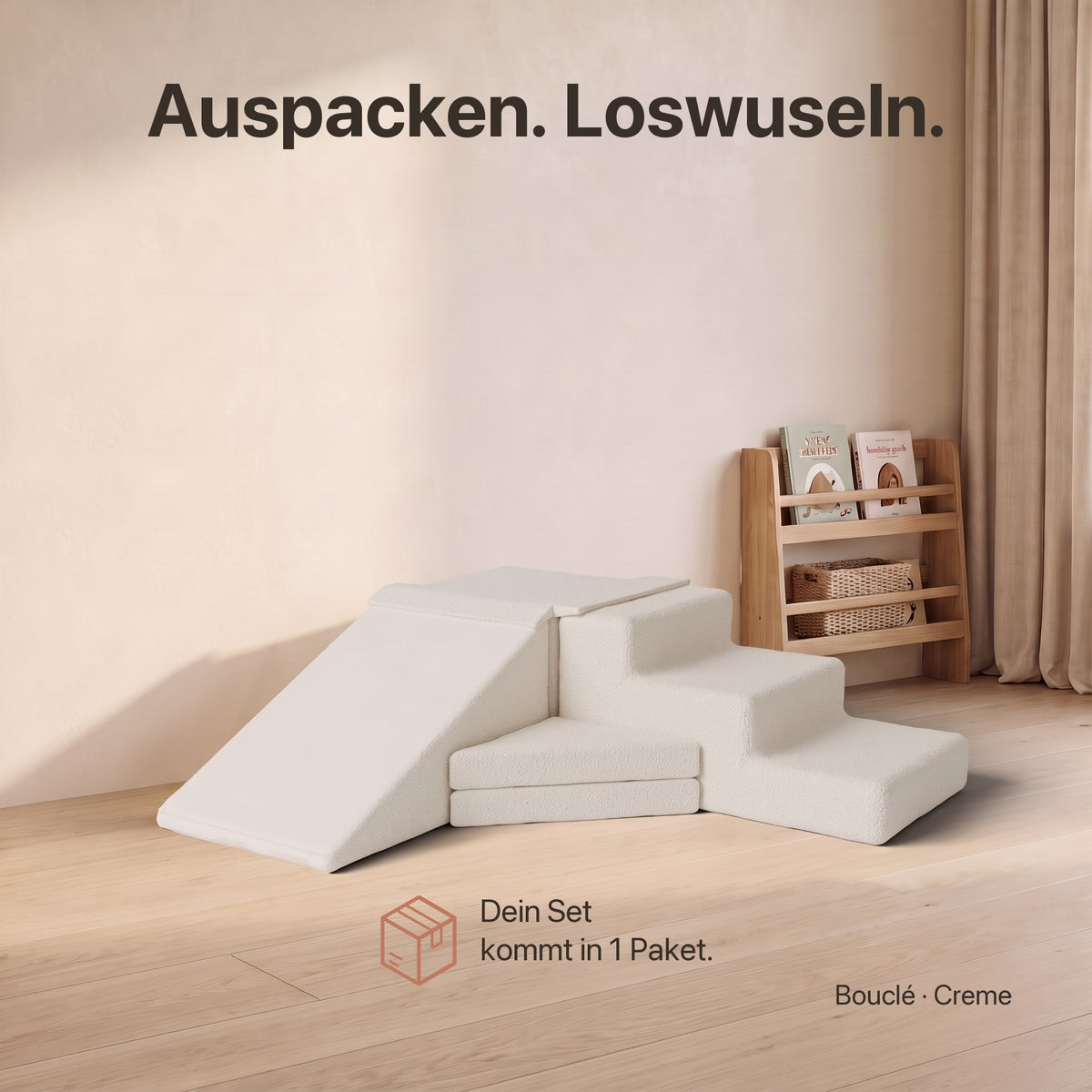 Lieferung: Die Große Wuselrutsche kommt in einem Paket