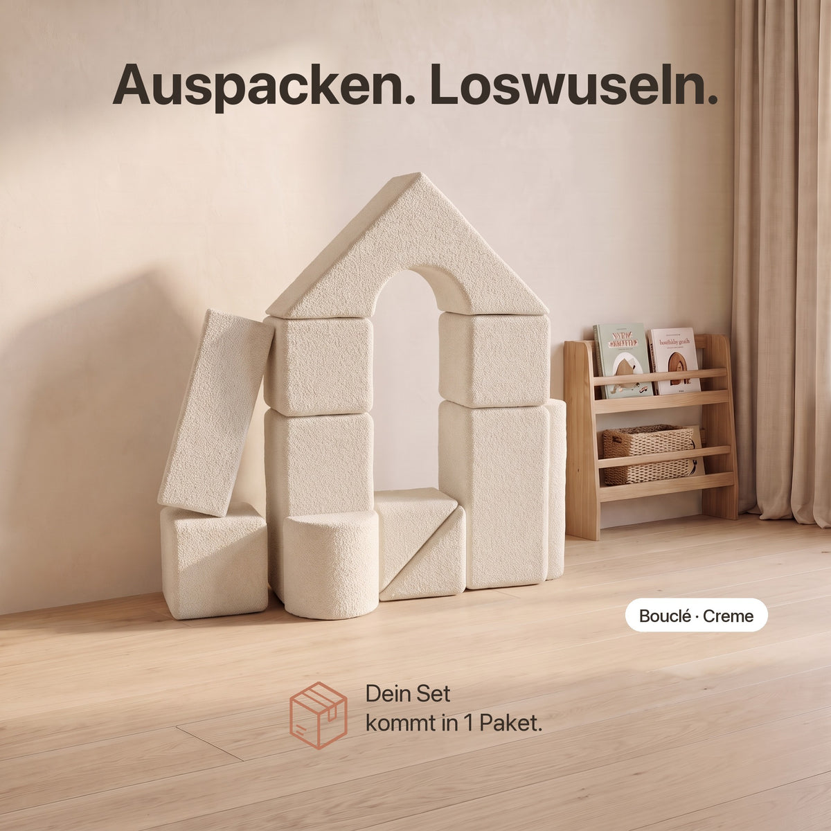 Lieferung: Das Wuselschloss kommt in einem Paket