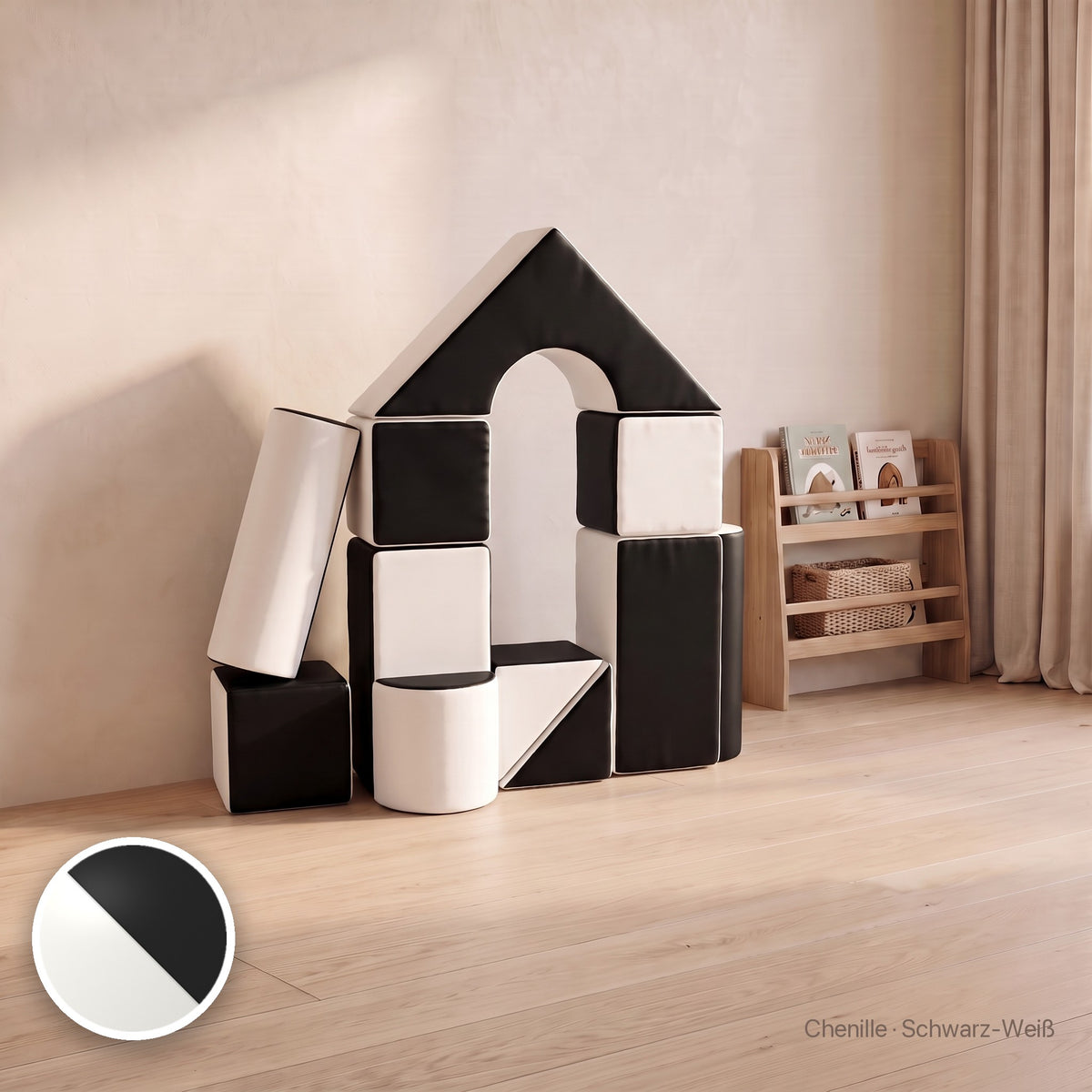 Wuselschloss, Chenille · Schwarz-Weiß #Farbe_variantenbild