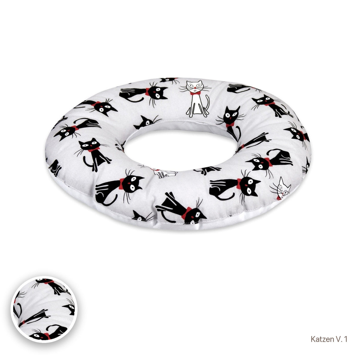 Donut-Kissen, Katzen V. 1 #Farbe_variantenbild