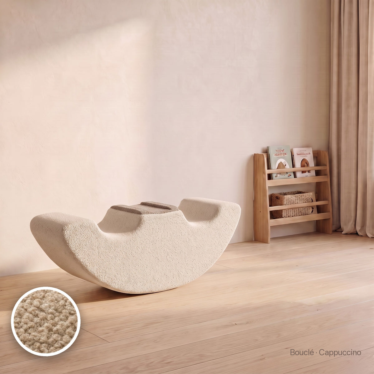 Doppel-Wuselschaukel, Bouclé · Cappuccino #Farbe_variantenbild