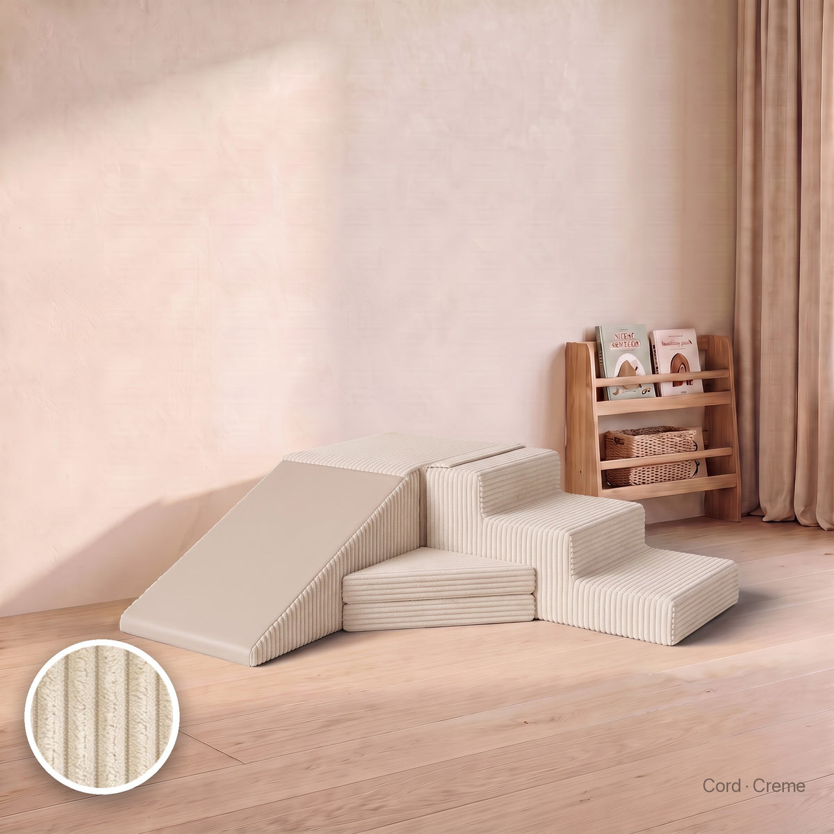 Große Wuselrutsche, Cord · Creme