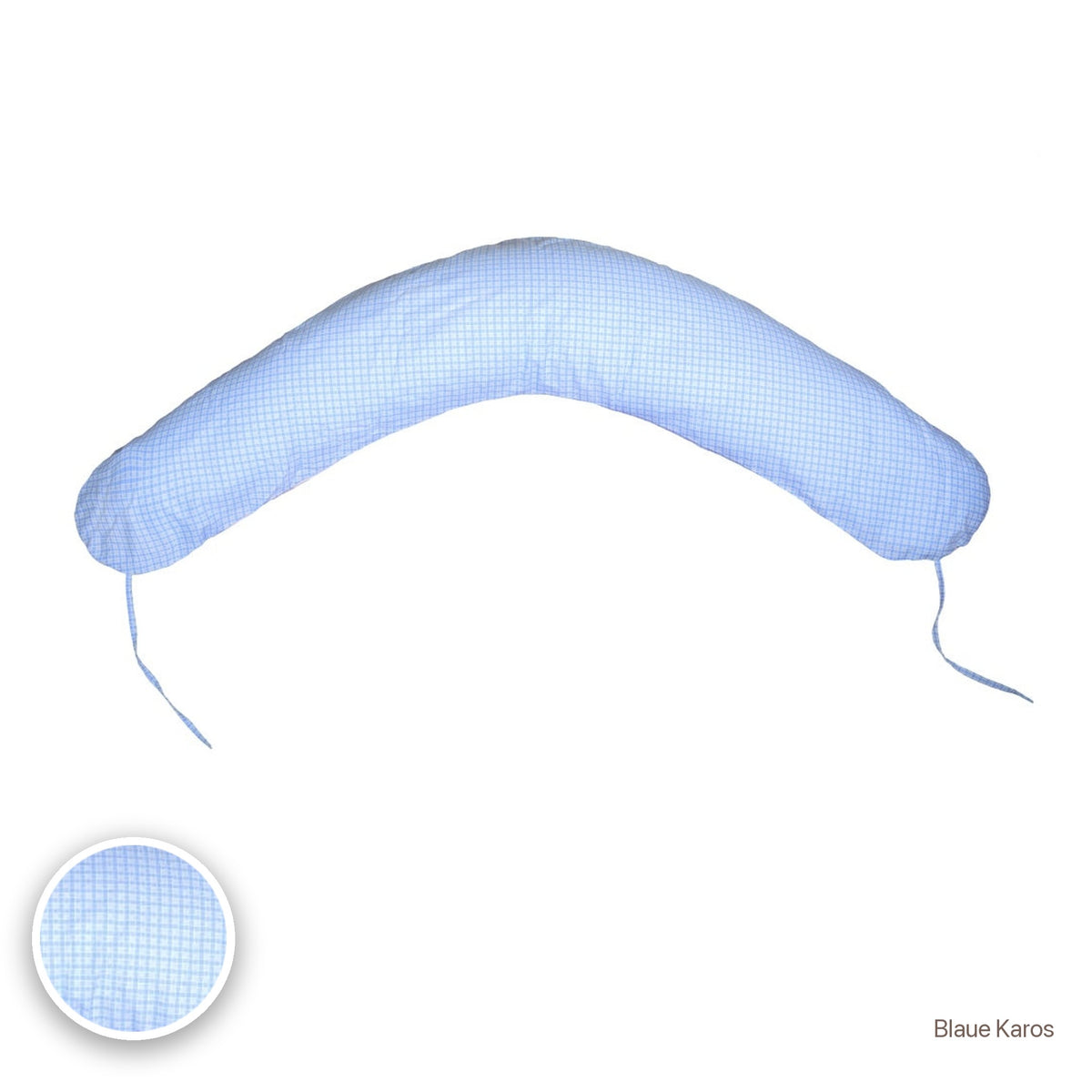 Schwangerschaftskissen Multi, Blaue Karos #Farbe_variantenbild