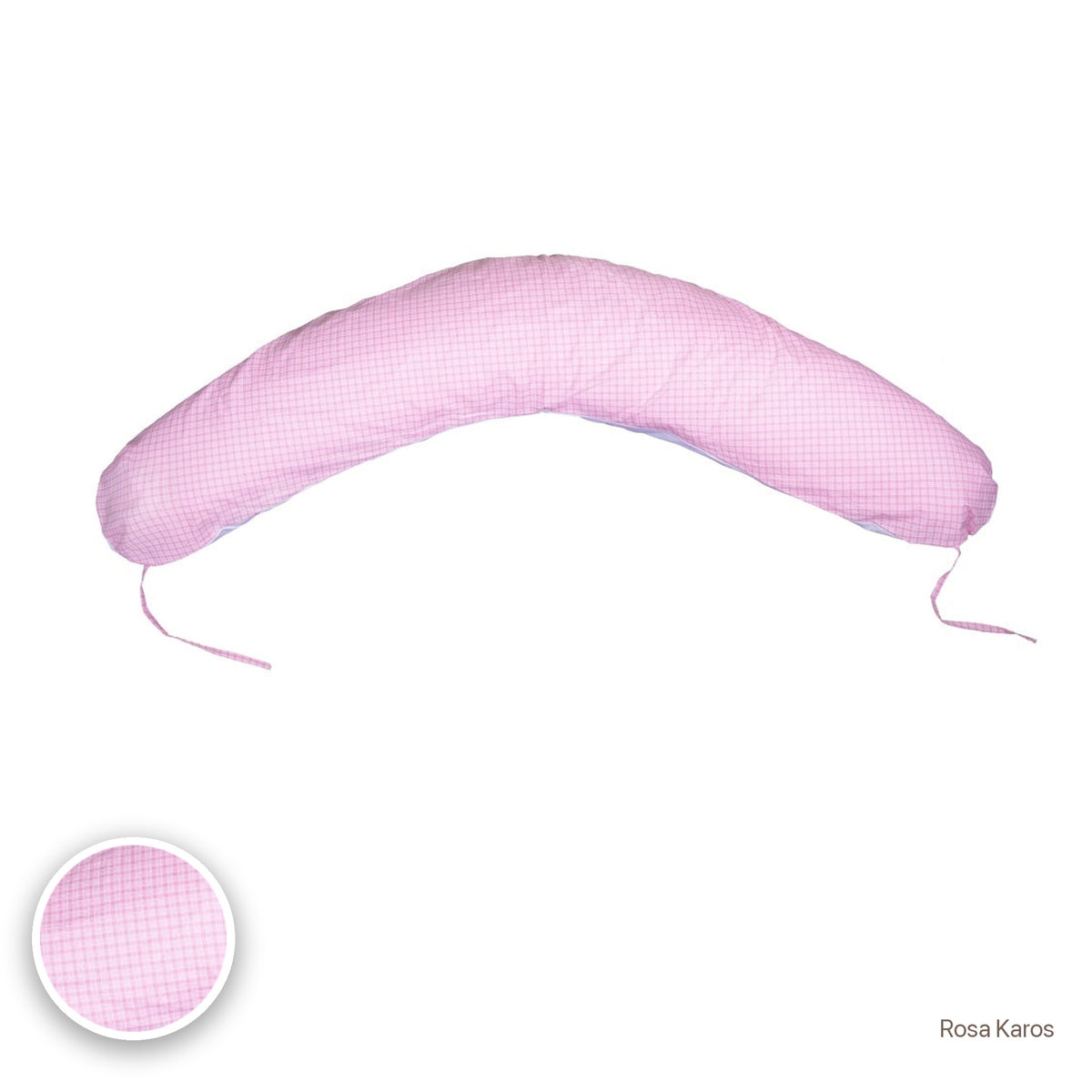 Schwangerschaftskissen Multi, Rosa Karos #Farbe_variantenbild