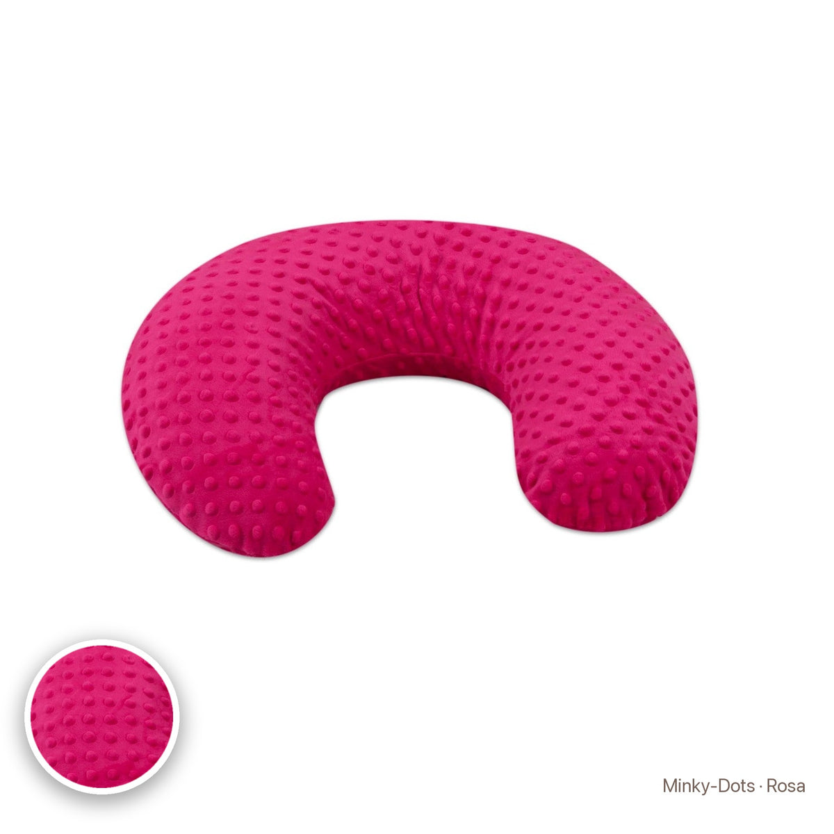 Kleines Stillkissen, Minky-Dots · Rosa #Farbe_variantenbild