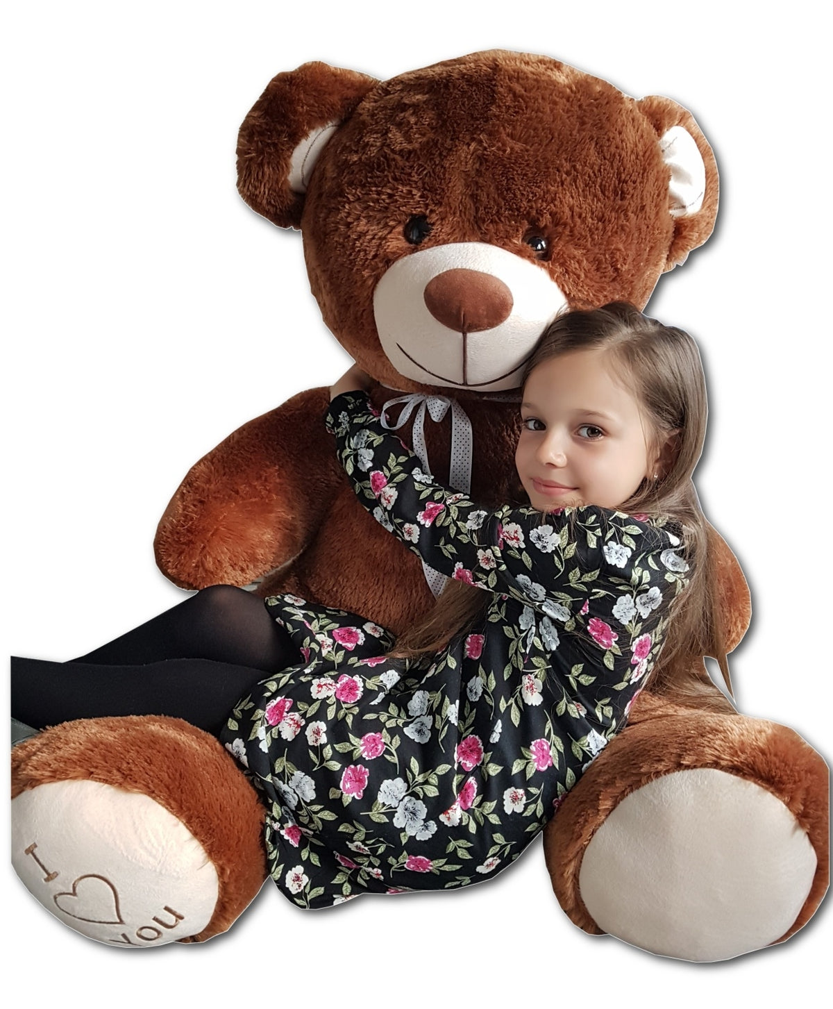 Riesen-Teddybär 160 cm, Braun