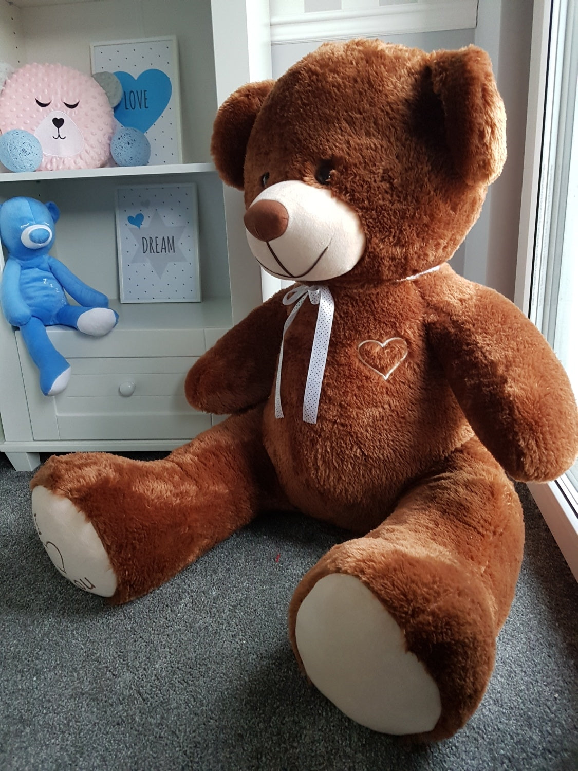 Riesen-Teddybär 160 cm, Braun
