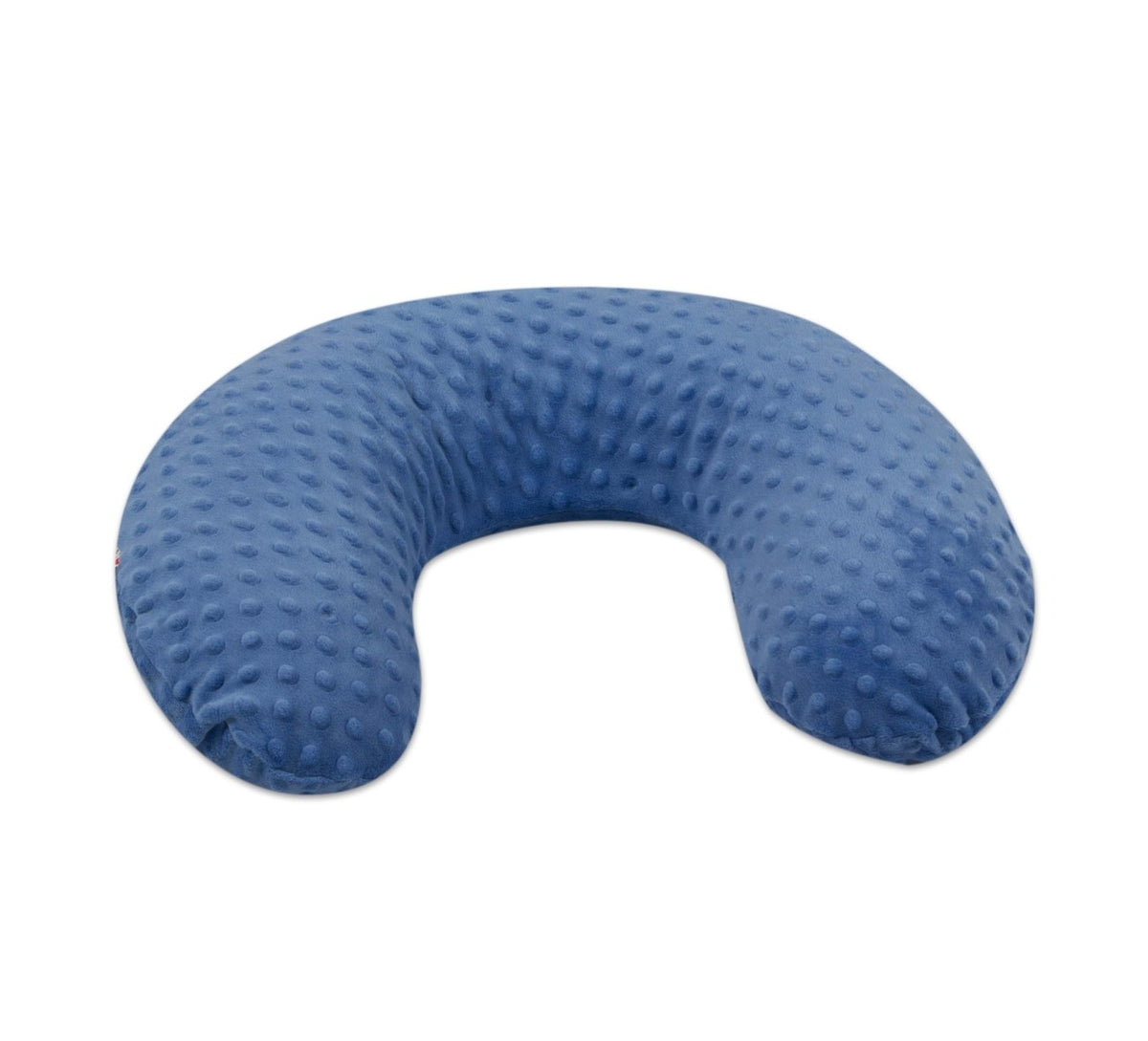 Kleines Stillkissen, Minky-Dots / Blau