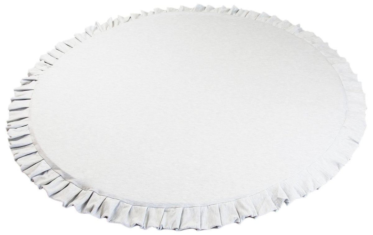 Runde Krabbelmatte 100 cm in Hellgrau