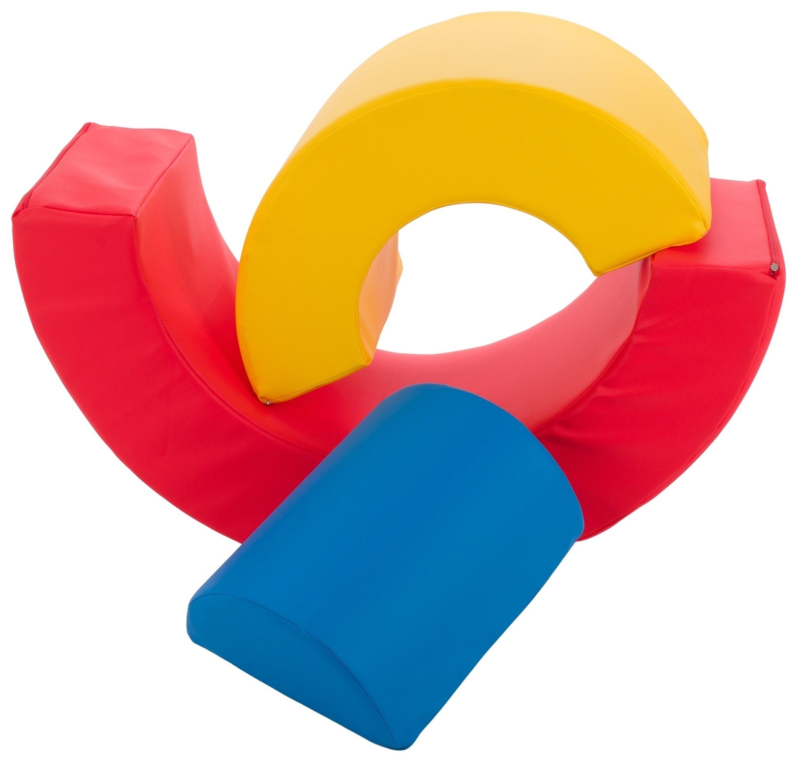 3 XXL-Schaumstoffbausteine Mini-Regenbogen-Set in Gelb · Rot · Blau