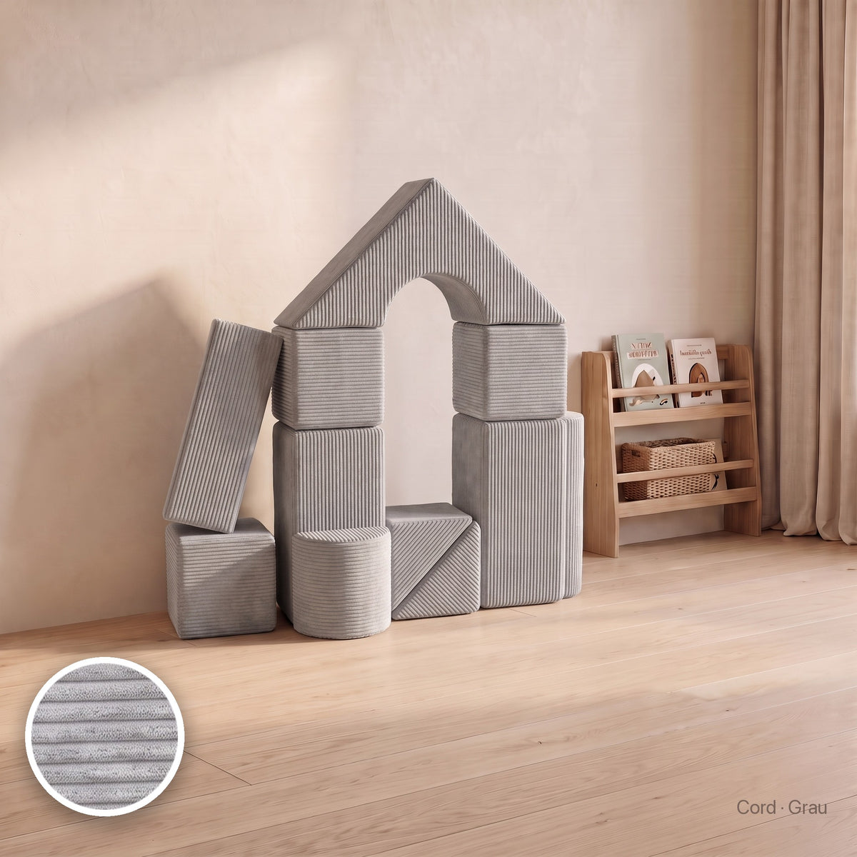 Wuselschloss, Cord · Grau #Farbe_variantenbild