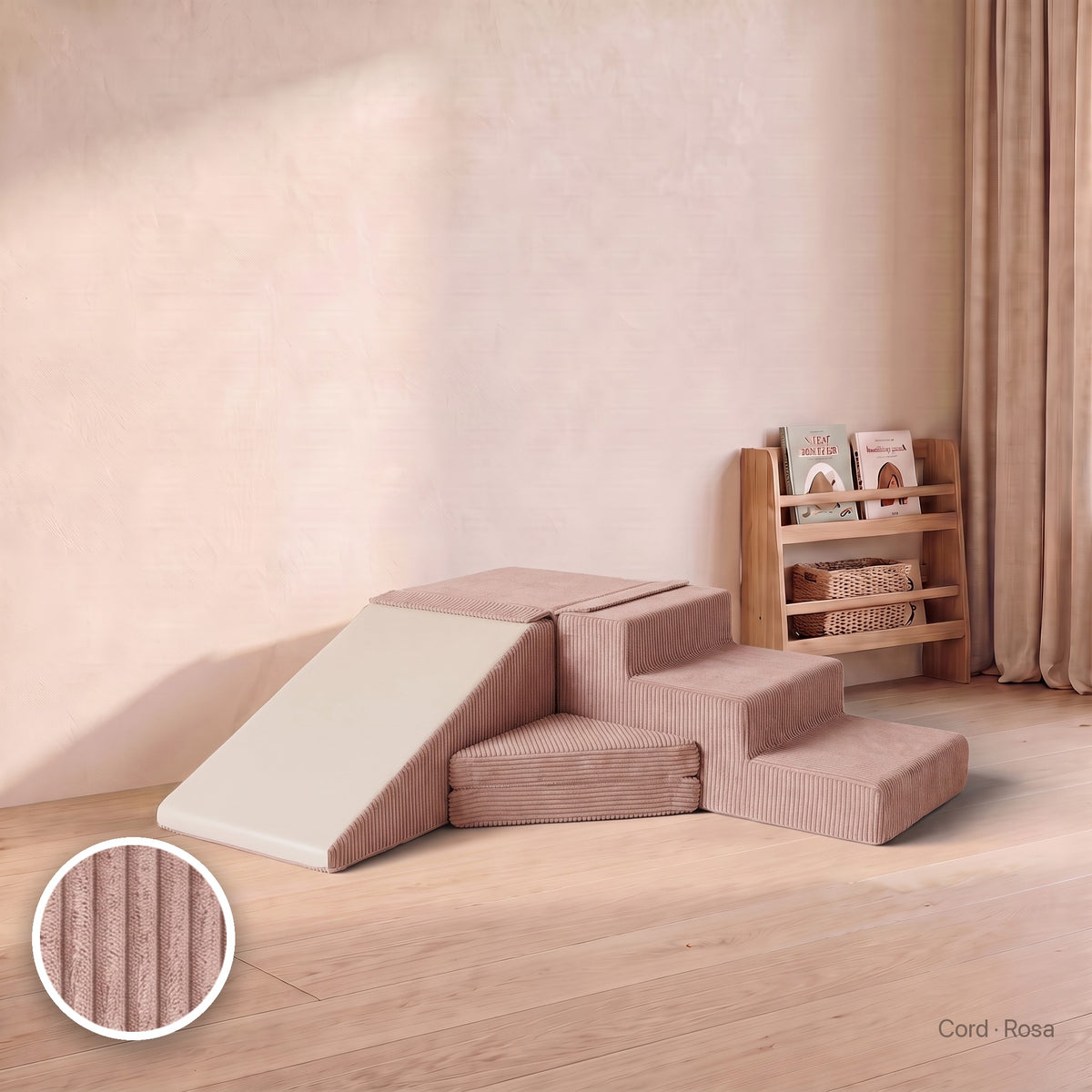 Große Wuselrutsche, Cord · Rosa #Farbe_variantenbild