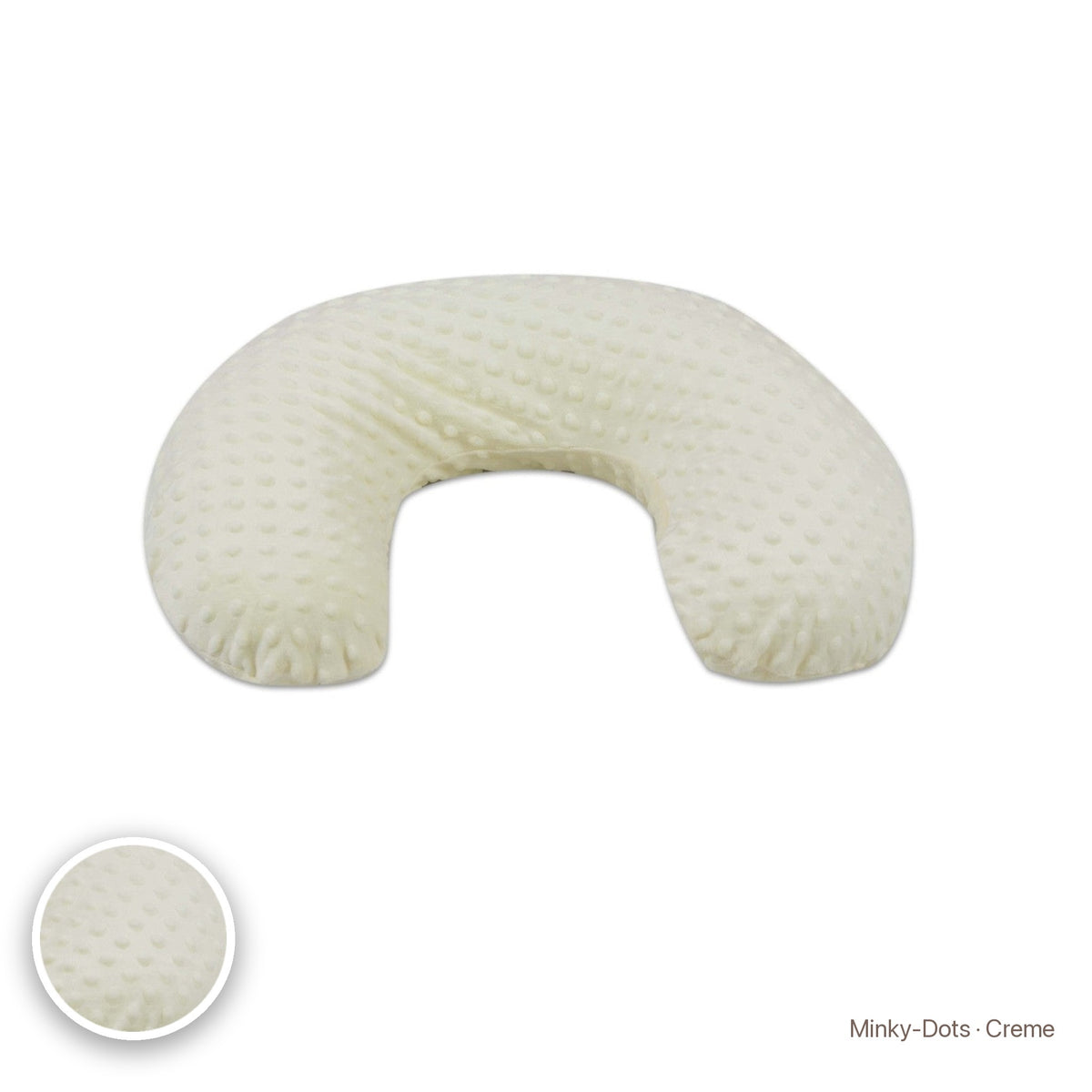 Kleines Stillkissen, Minky-Dots · Creme #Farbe_variantenbild