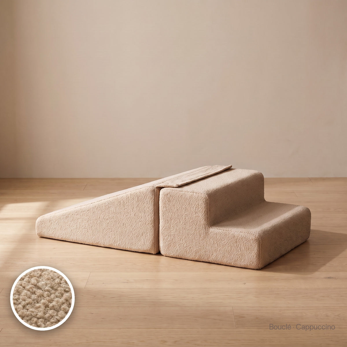 Wuselrutsche & Treppen-Set, Bouclé · Cappuccino #Farbe_variantenbild