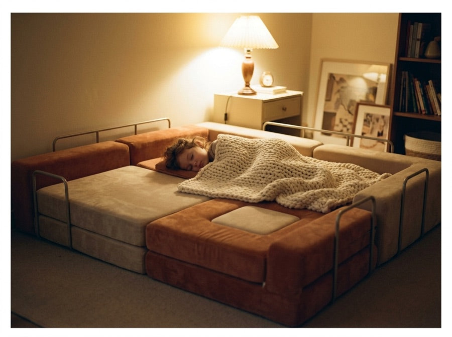 Abends: Gästebett